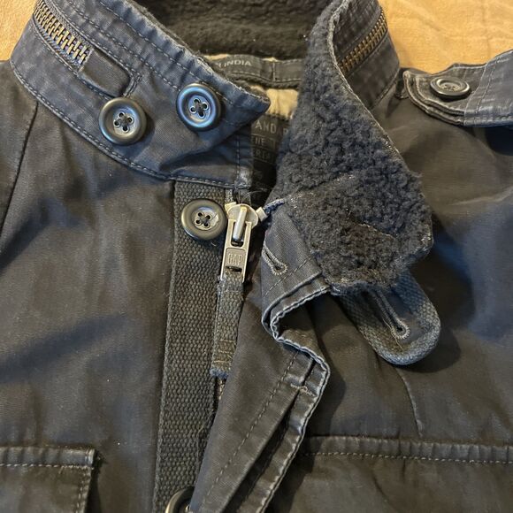 Vintage Gap Alpine Standard Issue Flyers Distressed Military Jacket Mens Size XL - Picture 3 of 14